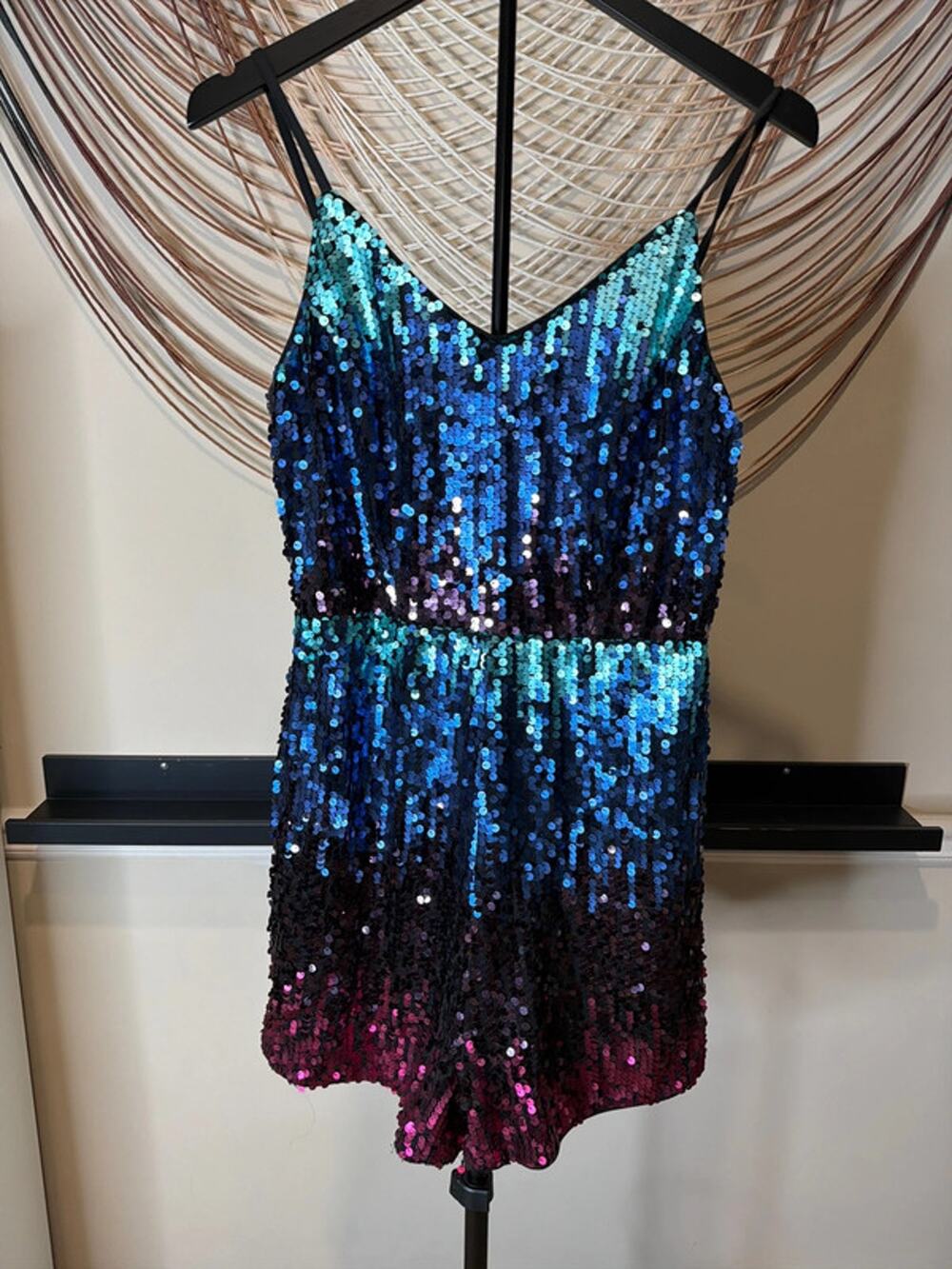 Shein sequence romper 6 EUC 3095
